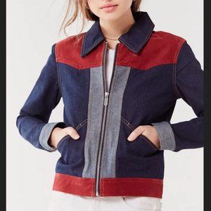UO Western Colorblock Gas Jacket